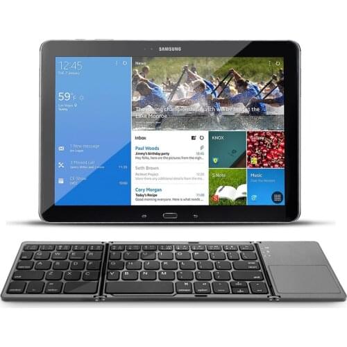 Folding Bluetooth Keyboard Wireless Keyboard With Touch Pad Ultra Mini Tablet Keypads For Microsoft For iOS For Android Laptop