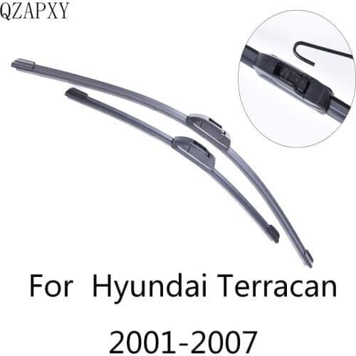 QZAPXY Wipers Blade For Hyundai Terracan from 2001 2002 2003 2004 2005 2006 2007 Windscreen wiper Wholesale Car Accessories