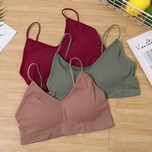 Women Sexy Crop Tops Tube Top Female Streetwear Sleeveless Camis Seamless Sports Lingerie Tee Bra Crop Top Bralette Top Tank