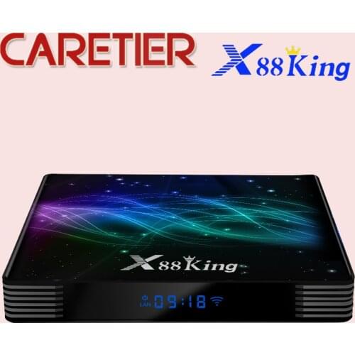2PCS X88 King 4GB128G Android 9.0 TV Box Dual Wifi BT5.0 1000M 4K smart TV Box Google Play Store Netflix Youtube 4K Media Player