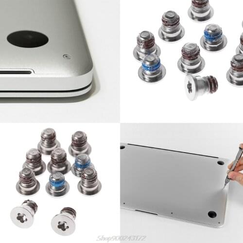 10Pcs Laptop Back Cover Small Screws For MacBook Pro Retina A1398 A1425 A1502 Au26 20 Dropship
