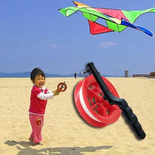 100m String Kite Winding Reel Grip Wheel Outdoor Sports Flying Tool Accessory Kid Outdoor Toys Flying Game Kites Accessories