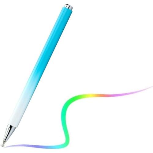 100pcs/lot High Precision Capacitive Pen Gradient Colorful Stylus for iPad iPhone Tablets Samsung Universal Touch Screen Devices