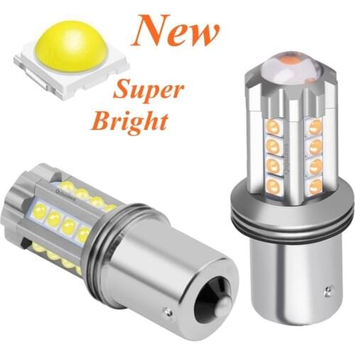 2PCS 1156 BA15S P21W R10W 7506 Super Bright High Quality LED Car Brake Bulb Auto Reverse Lamp Turn Signals Daytime Running Light