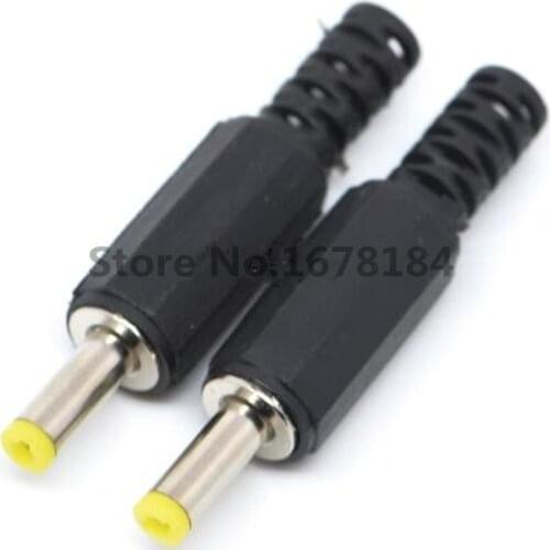 20PCS/LOT 4.0*1.7 Laptop Netbook DC Power Tip Plug Connector 1.7 4.0mm , DC male Power Tip/Plug Yellow Tip 4.0X1.7 MM