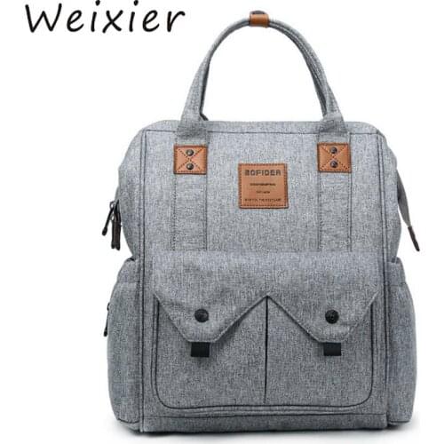 2019 Fashion Mummy Maternity Nappy Backpack Multifunction Large Capacity Travel Nursing Bag Baby Care Waterproof New NA-47