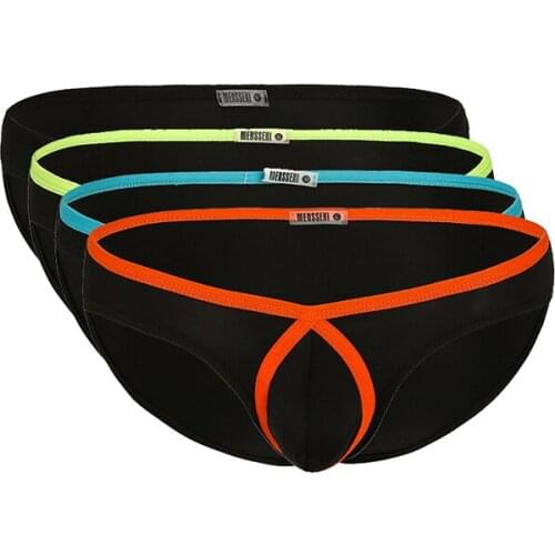 4Pack Sexy Men Underwear Nylon Men Briefs Cueca Male Panties Underpants Gay Underwear Ropa Interior Hombre Low Rise Briefs