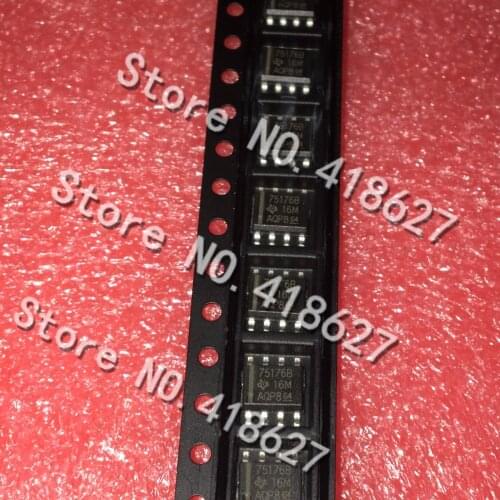 50PCS/LOT 75176B SN75176B SN75176BDR SOP-8 Differential bus transceiver