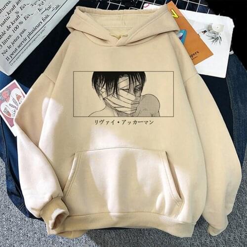 Anime Attack On Titan Levi Eye Women Oversized Hoodies Sweatshirts 2021 Autumn Fashion Pullover Long Sleeve Hoody Streetwear Top