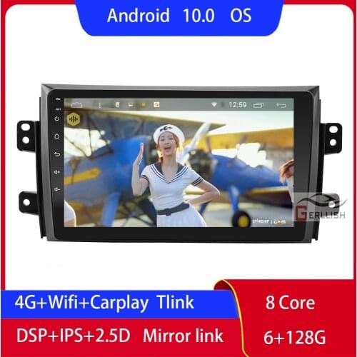 For Suzuki SX4 2006 - 2013 For Fiat Sedici 2005-2014 Android Auto Autoradio Carplay Car Player Internet Radio 1 Din Oto Teypleri