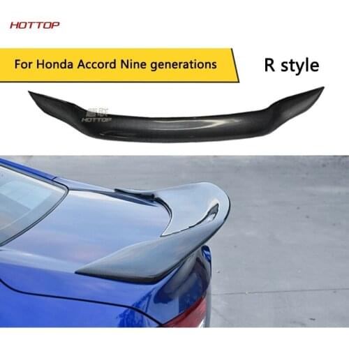 For Eight Or Nine Or Ten Generation Honda Accord Inspire 2008-2018 Carbon Fiber Rear Wing Tail Car Accessories 1Pc