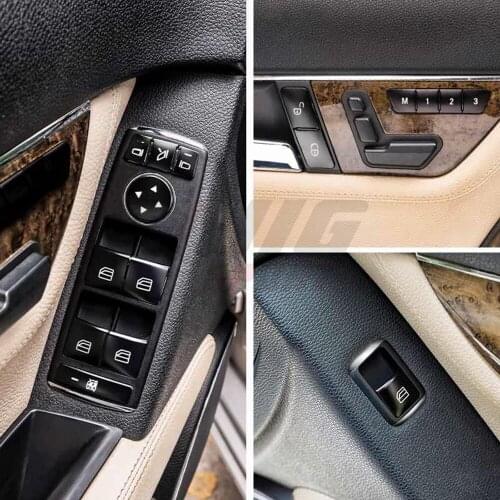 Car Interior Black Door Window Lift Control Seat Memory Lock Unlock Switch Button for Mercedes-Benz GLE GLK CLS CLA GLA W176 204