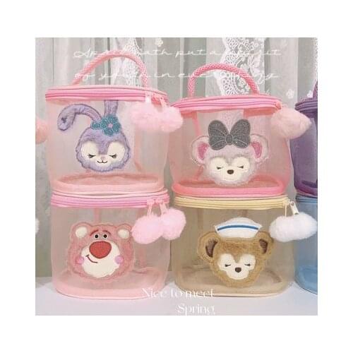 Disney Duffy ShellieMay Donald Duck Anime Figures Cartoon Product Cosplay Accessories Storage Bag Makeup Unisex Gift