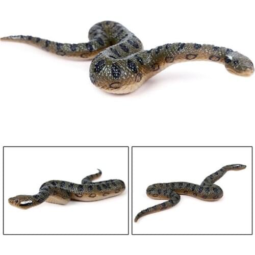 Faux jouet en caoutchouc réaliste serpent nord des états-unis vert Anaconda effrayant accessoires d'halloween