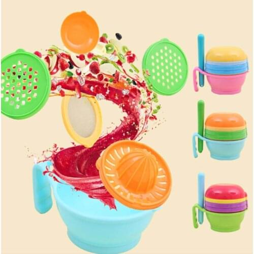 Baby Fruit Vegetable Food Grinder Baby Food Grinding Set Grinding Bowl Conditioner Baby Feeding