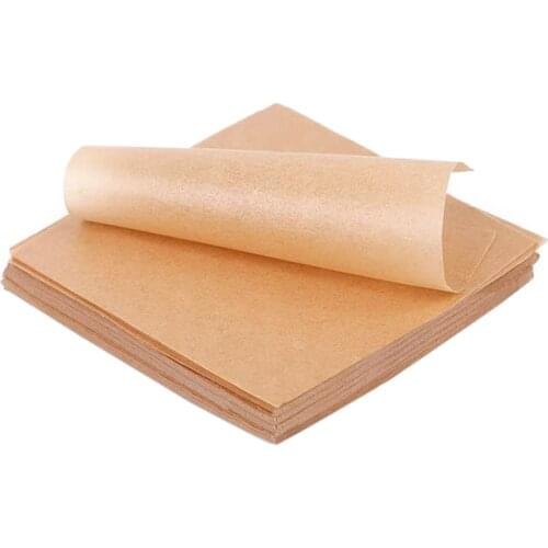 500 Pcs Unbleached Parchment Paper Baking Sheets, 4X4 Inches Non-Stick Precut Baking Parchment, Perfect for Wrapping