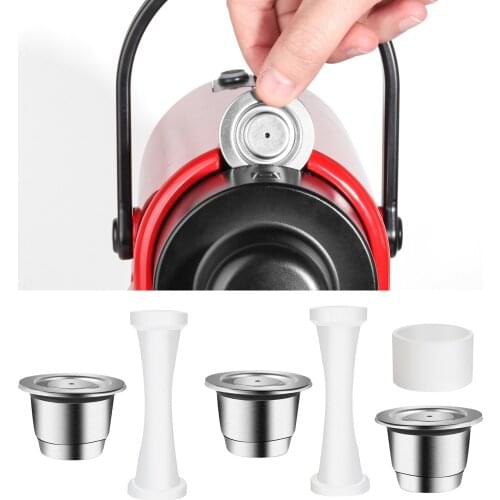 Refillable Stainless Steel Coffee Capsule PP Tamper for Nespresso 20ml