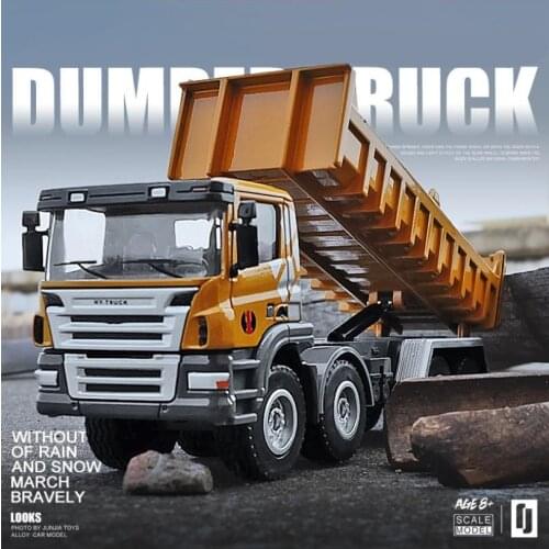Hot sale 1:50 alloy truck dump truck model,site dump truck transport car model,wholesale toys,free shipping