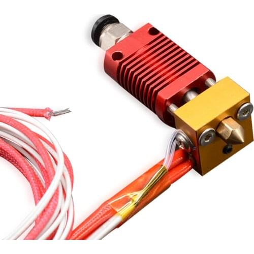 12v40w Kit 3d Printer Cr10 Extruder Heating Aluminum Block Print Head Nozzle Thermistor For Cr-10 3d Printer Parts#g3