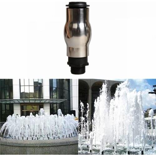 DN25 1" Steel Plastic European Style Ice Tower Fountain Nozzles For Garden Pond Pool
