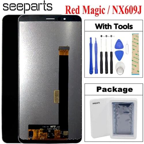 Original Screen 6.0" For ZTE Nubia Red Devil Red Magic NX609J LCD Display Screen+Touch Panel Digitizer Assembly NX609J Display