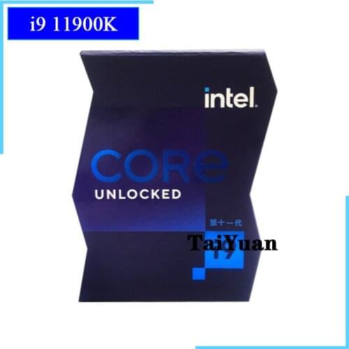 Intel Core i9-11900K i9 11900K 3.5 GHz Eight-Core Sixteen-Thread CPU Processor 16M 125W LGA 1200 Need H410 B560 Z590 Motherboard