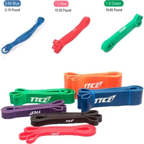 3Pcs/Set Premium Natural Latex Fitness Resistance Rubber Expander Bands Power Exercise Pull Rope Band