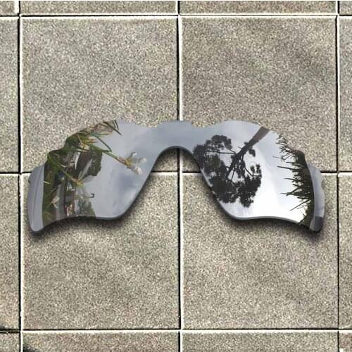 Sliver Titanium Polarized Sunglasses Replacement Lens for-Oakley Radar Path Vented Frame 100% UV Protection Good Fitness