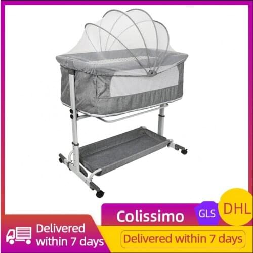 Folding Portable Baby Crib Splicing Big Bed Multifunctional Baby Cradle For Newborns Folded Baby Bed Travel Bed Dropshipping HWC