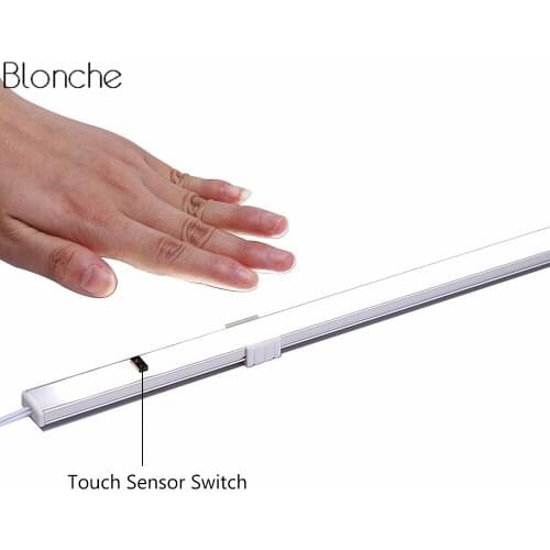 LED Hand Wave Night Light Under Cabinet Light Infrared Sensor Rigid Strip Night Lamp Rooms Bedside Home Decor Lighting Fixtures