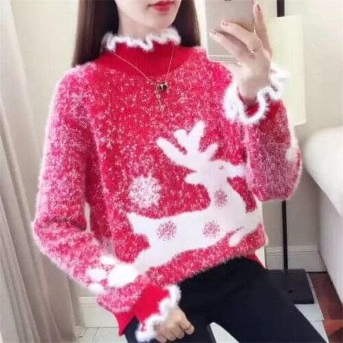 Women Sweater autumn and winter Knitted Pullover 2020 Long Sleeve Turtleneck Knitwear Fashion Slim Women Jumpers