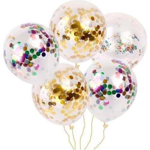 1pcs 12inch Multicolor Confetti Balloon Foil Balloon Wedding Party Decoration Thickening Pear Balloons Birthday Decorations