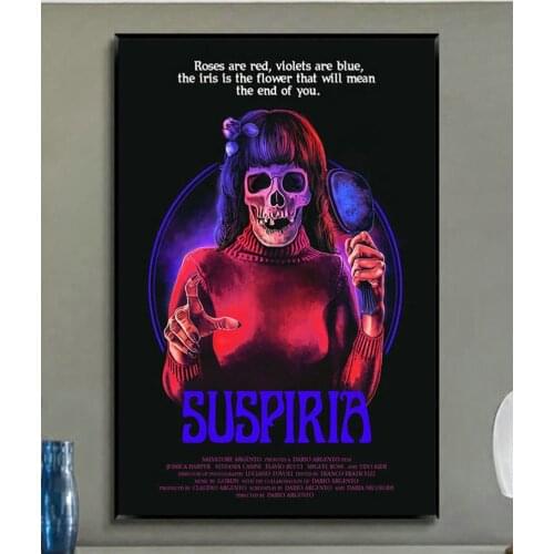 W354 Suspiria Movie Trend Fashion Silk Fabric Wall Poster Art Decor Sticker Bright Christmas Gift