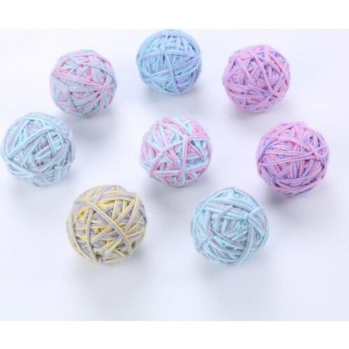 Cat Chewing Toy Cat Pet Weave Rope Ball Tease Cat Chase Toy Ball Cats Grinding Claw Play Products For Pets Random Color