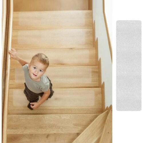 15Pcs/set Transparent Anti Slip Stickers PEVA High Friction Bath Grip Stickers Waterproof Floor Strong Tape for Stairs