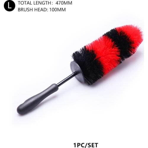 Bulk Sale 5) SPTA Car Wheel Brush Car Beauty Accessories Auto Detailing Cleaning Brushes for Car Wheel Hubs Tire Rims Cleaning