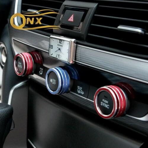 Car Aluminum Alloy Air Conditioning Knob Central Control Screen Knob Decorative Cover For Honda Tenth-generation Accord