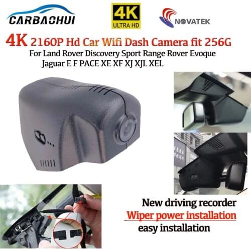 4K 2160P car driving recorder Video Camera For Land Rover Discovery Sport Range Rover Evoque Jaguar E F PACE XE XF XJ XJL XEL