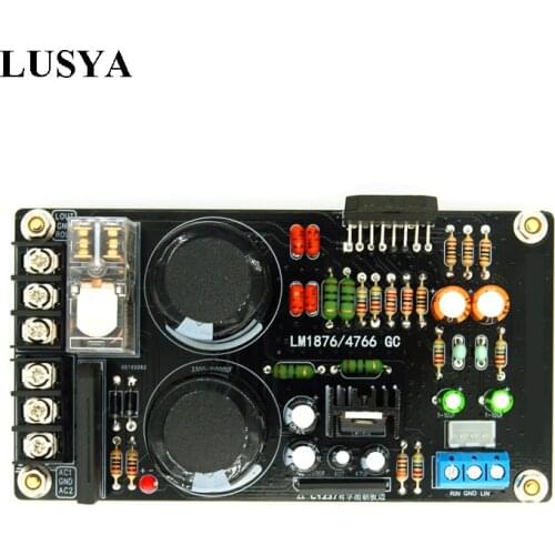 Lusya LM1876 Digital Amplifier Audio Board Dual Channel 60W Amplifier Board For 4-8 Ohm Speaker