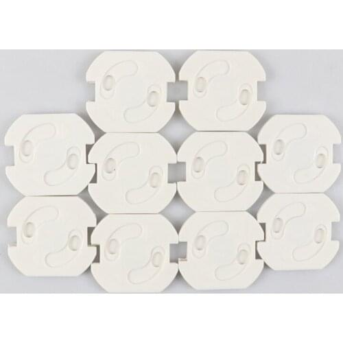 DHL 5000pcs Baby Safety Rotate Cover 2 Hole Round European Standard Electric Protection Children Socket Plastic Security Locks