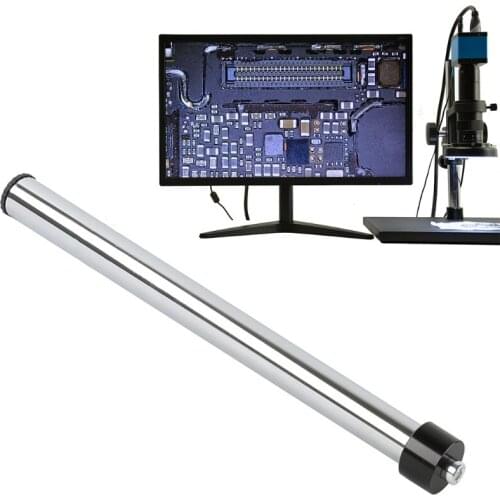 Dia 25mm Microscope Stand Holder Metal Bracket Rod Bar Pillar Length 34cm For Microscope Industry Video Camera