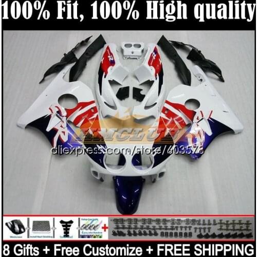 Injection For HONDA CBR250RR CBR 250 250RR 90 91 92 93 94 41CL.50 MC22 CBR250 R RR 1995 1996 1997 1998 1999 Fairing white blue