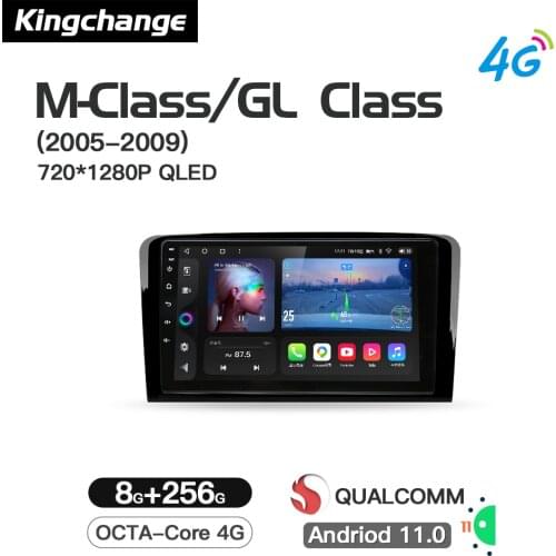 Kingchage Android 11 Car Multimedia Player For Mercedes Benz ML GL ML350 GL320 2005 - 2009 Radio Stereo GPS Navigation