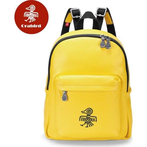 Orabird Luxury Women Backpack Genuine Leather Travel Backpacks for Girls Ladies Laptop Bag School Bags for Teenage Girl