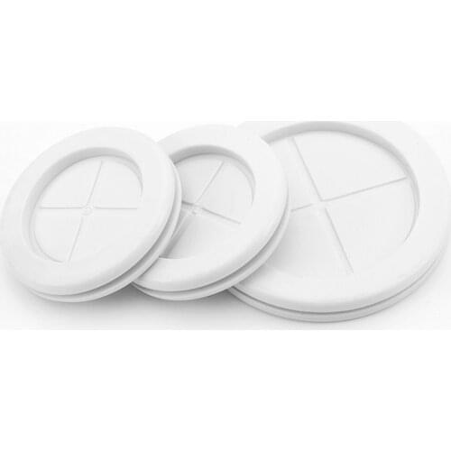 10pcs 16-100mm Circlip rubber wire grommets Electric box inlet outlet o ring washer seals gasket Dust plug cover cable holder