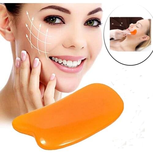 Gouache scraper for face Body massage facial scraping board skin care Guasha Boards SPA Acupuncture Scraper Back Arm Gua Sha