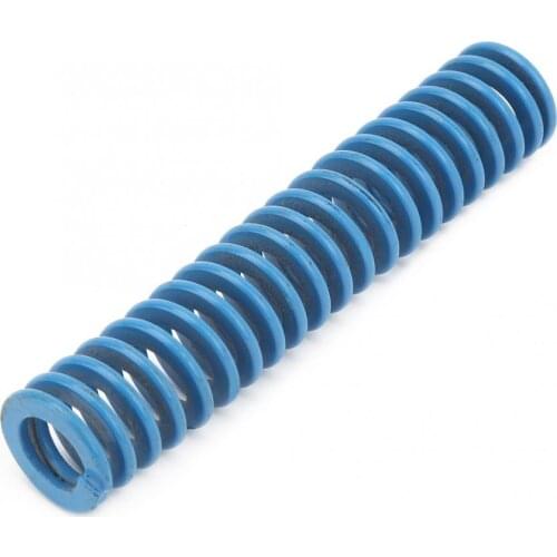 1Pcs Medium Load Spiral Compression Spring 30/40/50/60/70/80/90/100/125mm High Accuracy Blue Vehicle Stamping Mold Coil Spring