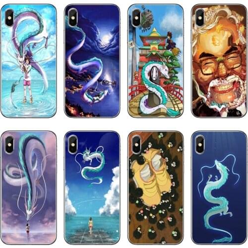 Studio Ghibli Anime Transparent Phone Case For iPhone 12 11 Pro Max Mini XS Max XR X 8 7 Plus 6 6S Plus 5 5S SE 2020