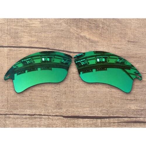 Vonxyz Jade Mirror Polarized Replacement Lenses for-Oakley Fast Jacket XL Frame