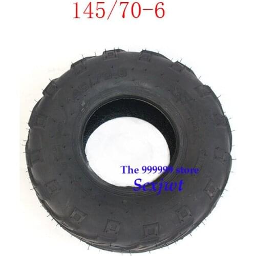 2PCS Best-selling 6 Inch ATV Tire 145/70-6 4 wheel vehcile Fit for 50cc 70cc 110cc Small ATV Front Or Rear Wheels